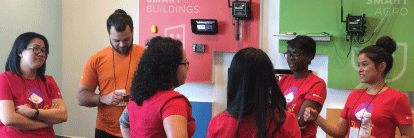 Female students from different Miami schools