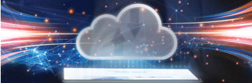 Symbol for computing power of cloud on any device.
