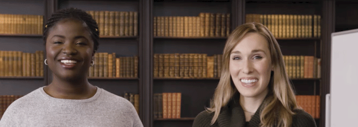 Photo of Microsoft employees Daisy and Ellen