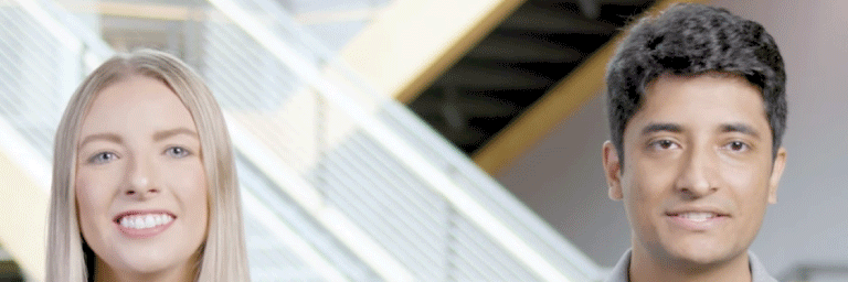 Prateek, Data Scientist, and Amy, University Recruiter.