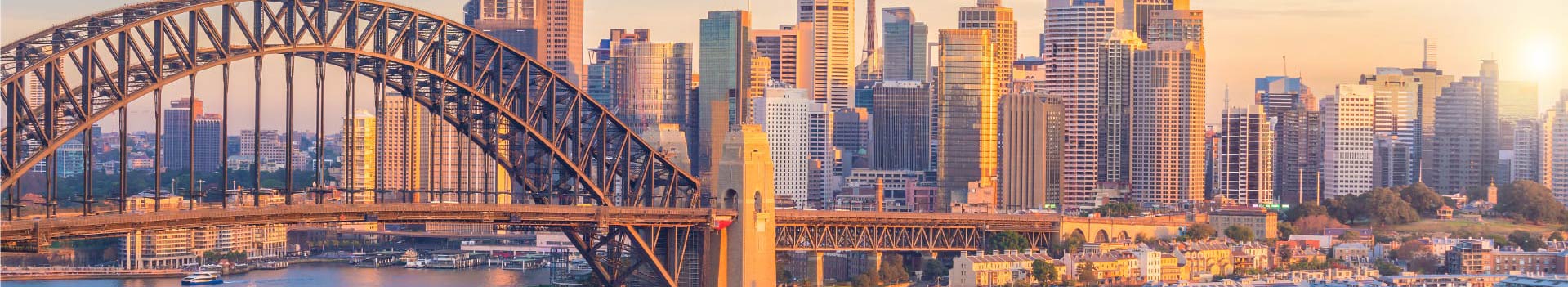 Cityline view of Sydney 